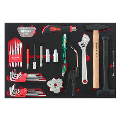 228pcs BESITA Perawatan Trolley Tool Kit Dustproof Untuk penggunaan Otomotif Maintenance