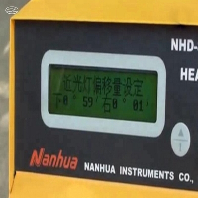 NHD-8000 Car Headlight Tester Central Height 130cm 220v 50hz Untuk Semua Mobil