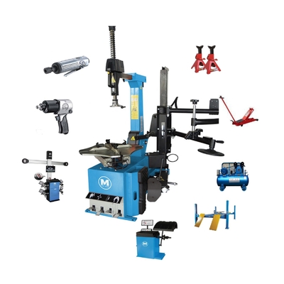 W-1.0/8 Peralatan bengkel ban dengan kompresor udara 10HP dan 12T Stand Jack