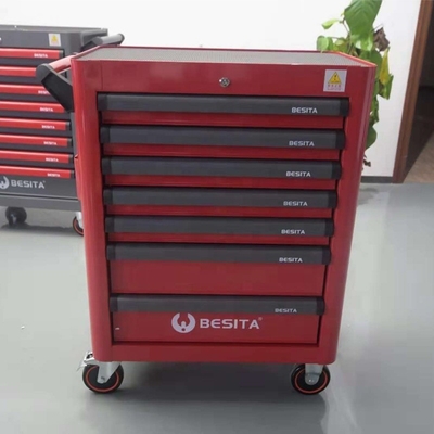Grey 7 Laci Alat Set Trolley 365pcs Disesuaikan Untuk Perbaikan Mobil