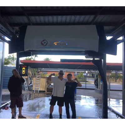 120 bar Mesin Cuci Mobil Otomatis Mobil 4 pengering udara Cuci Air Sistem Daur Ulang 360 Sentuh Gratis Mesin Cuci Mobil Layanan 24 jam Robot cuci mobil otomatis
