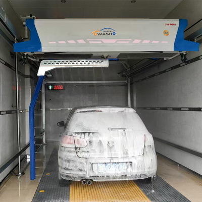 120 bar Mesin Cuci Mobil Otomatis Mobil 4 pengering udara Cuci Air Sistem Daur Ulang 360 Sentuh Gratis Mesin Cuci Mobil Layanan 24 jam Robot cuci mobil otomatis