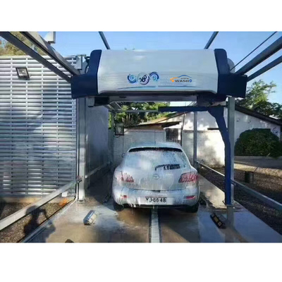 80-120kg Tekanan Flushing T9 Mesin cuci mobil tanpa sentuhan dengan panjang jalur 8000mm Tanpa sentuhan Mesin cuci mobil otomatis