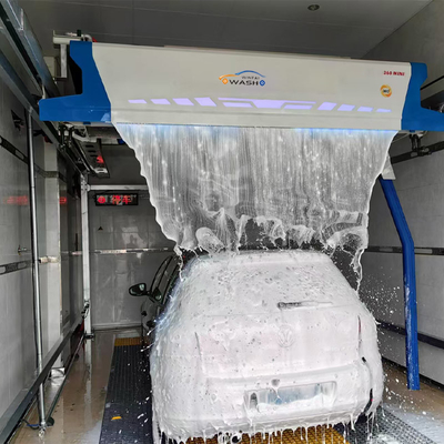 360 Rollover Car Wash Mesin Cuci Mobil Otomatis Tanpa Sentuh Dengan Total Berat / Volume Robot Cuci Mobil Otomatis ≥2100kgs/≥7.5 kubik