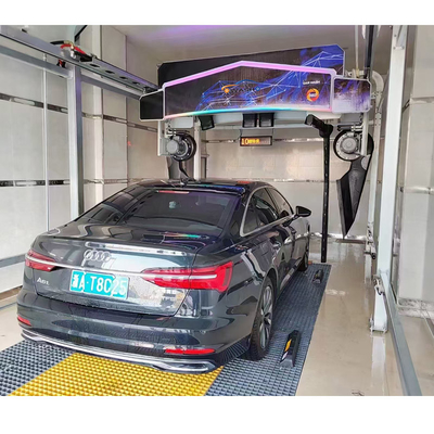 380V/18.5Kw Touchless Car Wash Machine 304 stainless steel Brushless Car Wash Equipment 8000*3800*3400 Robot otomatis cuci mobil 360 mesin cuci mobil
