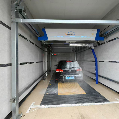 380V/18.5Kw Touchless Car Wash Machine 304 stainless steel Brushless Car Wash Equipment 8000*3800*3400 Robot otomatis cuci mobil 360 mesin cuci mobil