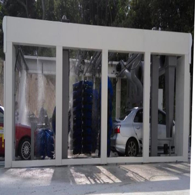 Tujuh sikat Mesin Cuci Mobil Otomatis Mesin Cuci Mobil Tekanan Tinggi Sistem kontrol PLC Sistem Cuci Mobil Otomatis