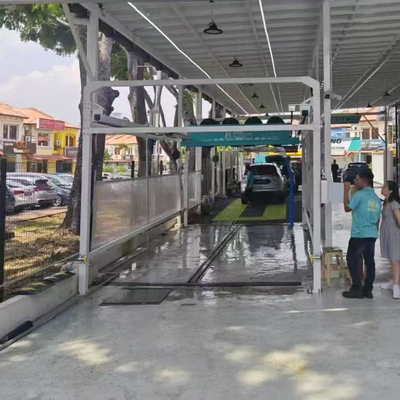 Mesin cuci mobil 360 Penghemat Air Cuci Mobil Tanpa Sentuh Mesin Cuci Mobil Layanan Mandiri Otomatis Sepenuhnya Otomatis Untuk Sistem Reverse Osmosis Kendaraan 2080mm