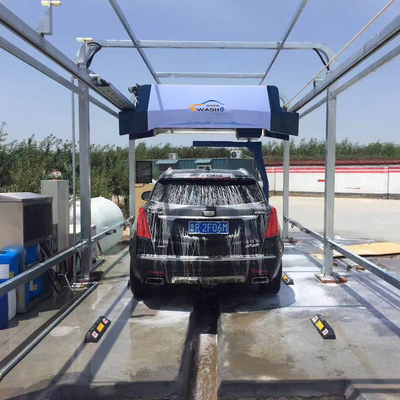 Mesin cuci mobil 360 Penghemat Air Cuci Mobil Tanpa Sentuh Mesin Cuci Mobil Layanan Mandiri Otomatis Sepenuhnya Otomatis Untuk Sistem Reverse Osmosis Kendaraan 2080mm