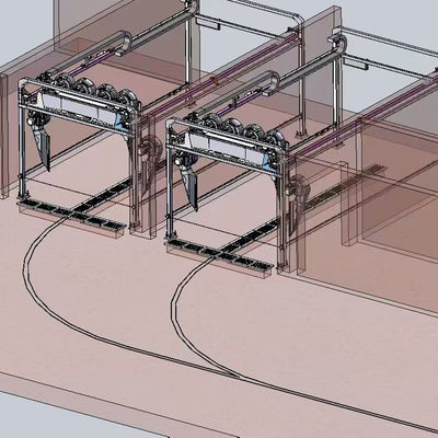 Rollover Car Wash System 304 Stainless Steel Otomatis tanpa sentuhan cuci mobil Robot tanpa sentuhan peralatan cuci mobil