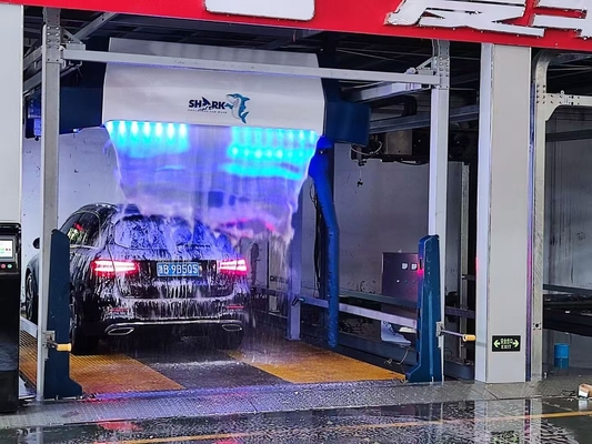 Mesin Cuci Mobil Tanpa Sentuh Bergerak Tiga Sumbu Tekanan Pembilasan Air Tinggi 360 Cuci Otomatis Tanpa Sentuh