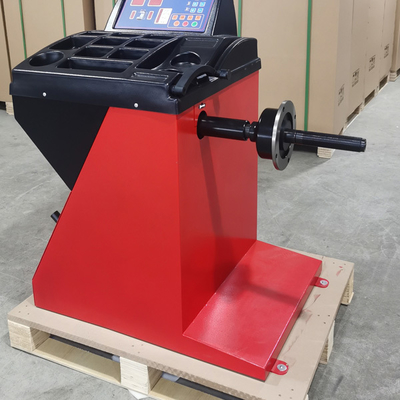 Konus standar Mesin Penimbang Ban Mobil Hood plastik halus Otomatis Wheel Balancer Program pencabutan diri dan diagnosis diri Peralatan Penimbang Ban