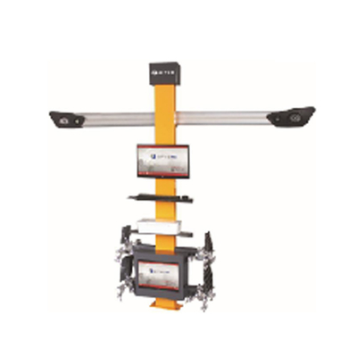 Mesin Semi Alignment dengan perlindungan overvoltage kemampuan super anti interferensi Mesin Wheel Alignment Automotive Alignment Equipment Peralatan bengkel ban