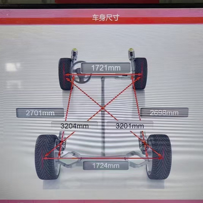 BIVEO Ekonomi 3D Automotive Alignment Equipment 80kg dengan layar 32 "