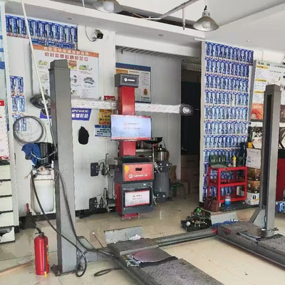 4PCS Kamera Pengendalian Komputer Sunshine wheel aligner Dukungan Multi Language Four Wheel Alignment System 3D wheel aligner