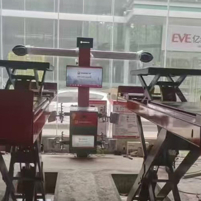 4PCS Kamera Pengendalian Komputer Sunshine wheel aligner Dukungan Multi Language Four Wheel Alignment System 3D wheel aligner