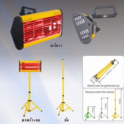 Infrared Paint Baking Lamp Peralatan Pengeringan Cat Handheld Mobil Lampu Baking