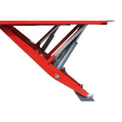 Lift Mobil Gunting Vertikal Berbentuk-Y untuk Pengangkatan Penyelarasan Roda Tugas Berat Kapasitas Angkat 11 silinder 5500kg