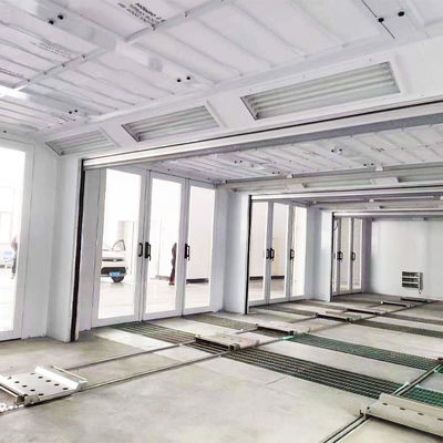 Ruang Semprot Cat Mobil Ruang Persiapan Otomatis Pemanggangan Garis Pengecatan