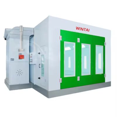 Diesel Burner Car Body Panel Stands Automotive Including platform Paint Booth 3T Auto Body Hood Stand