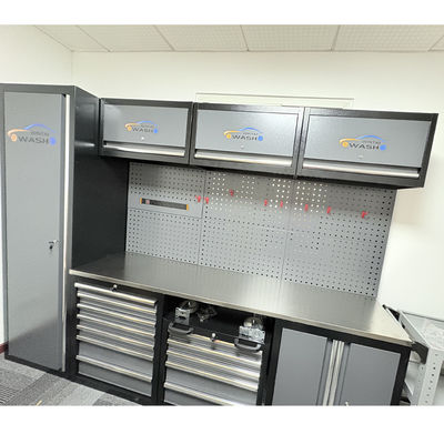 Garage Tool Cabinet Set for Car Repair Workshop Tools Storage Combo Made of 1.0mm Steel Strong and long lifetime