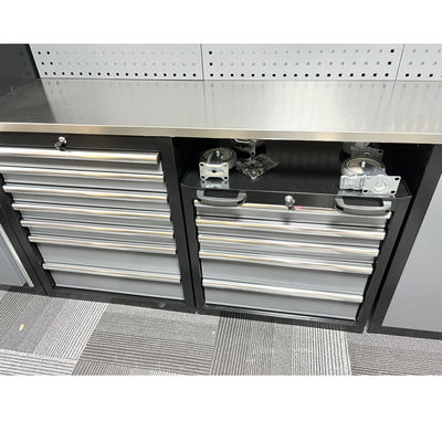 Garage Tool Cabinet Set for Car Repair Workshop Tools Storage Combo Made of 1.0mm Steel Strong and long lifetime