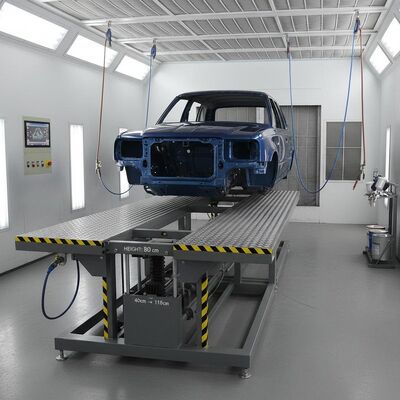 Kantor Cat Otomatis dengan Ketinggian Bangku 40cm sampai 118cm 300mm Struktur Baja Dasar dan Komponen Kontrol Schneider